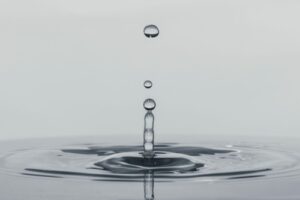 close-up of a drop of liquid splashing Global Liquidity