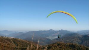 External view of paraglider for ‘How the Soft Landing Scenario Reshapes Alternative Investing Strategies’